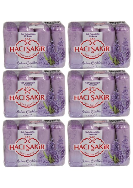 Güzellik Sabunu Lavanta 4 x 70 gr 6 Adet
