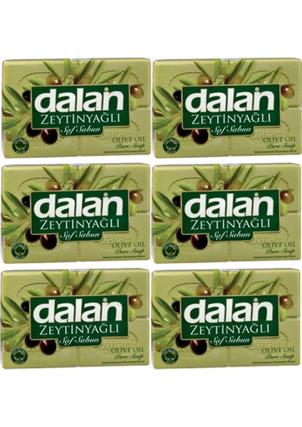 Geleneksel Zeytinyağlı Saf Sabun 600 gr 6 Adet