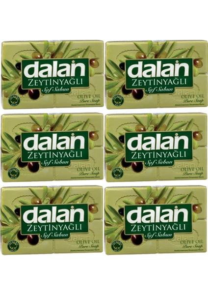 Geleneksel Zeytinyağlı Saf Sabun 600 gr 6 Adet