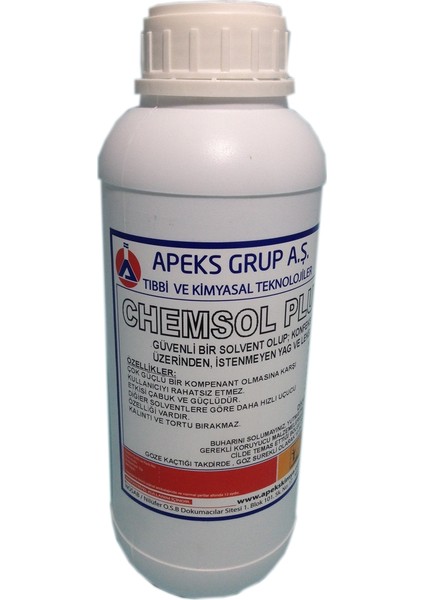 Tekstil ve Konfeksiyon İçin Güçlü Yağ ve Leke Sökücü Chemsol P 1 kg