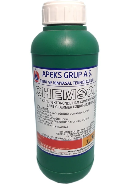 Uçucu Yağ ve Leke Sökücü Solvent Chemsol 1 kg