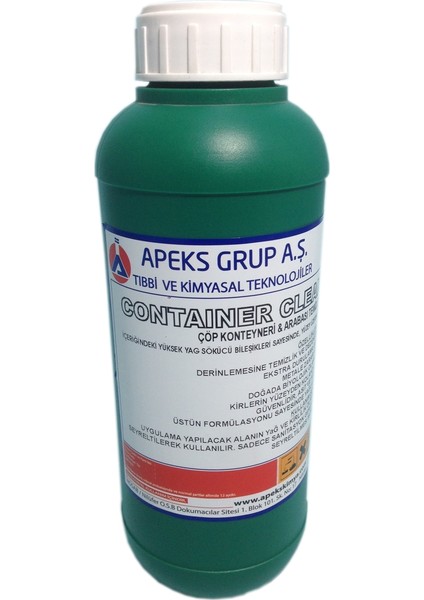 Çöp Konteyneri ve Arabası Temizleyici ve Dezanfektan 1 kg