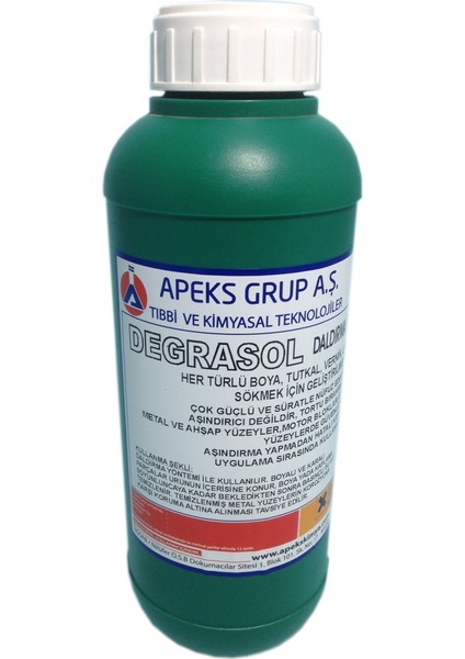 Vernik ve Kaplama Çözücü Degrasol 1 kg