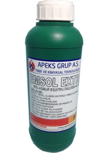 Endüstriyel Tip Yağ Temizleme Solventi Emsol Extra 1 kg