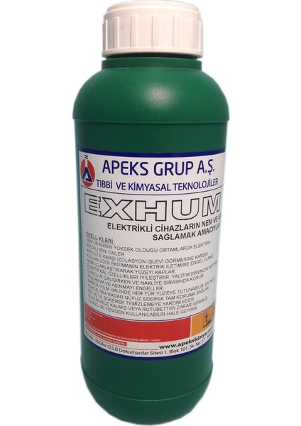 Elektrik Aksamları İçin Rutubet Giderici ve Koruyucu Exhum 1 kg
