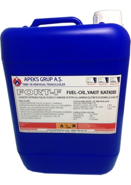 Fuel Oil Yakıt Katkısı Fort F 10 kg