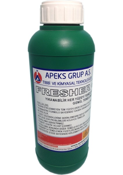 Kıvamlı Güçlü Genel Temizleyici Fresher Konsantre 1 kg