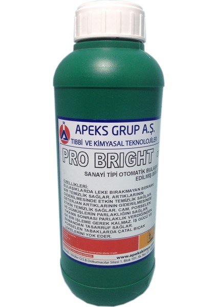 Endüstriyel Bulaşık Makina Durulayıcısı Pbr Konsantre 1 kg