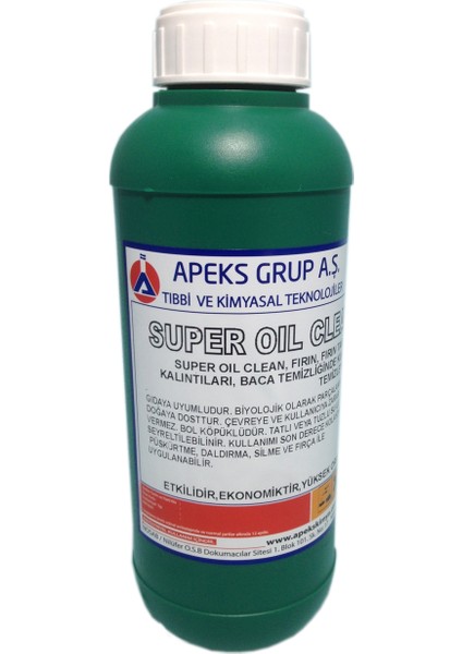 Yanık Yağ ve Karbon Sökücü Super Oil Clean 1 kg