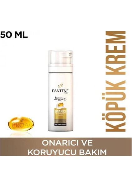 Onarıcı ve Koruyucu Köpük Saç Bakım Kremi 50 ml 5 Adet indirimleri