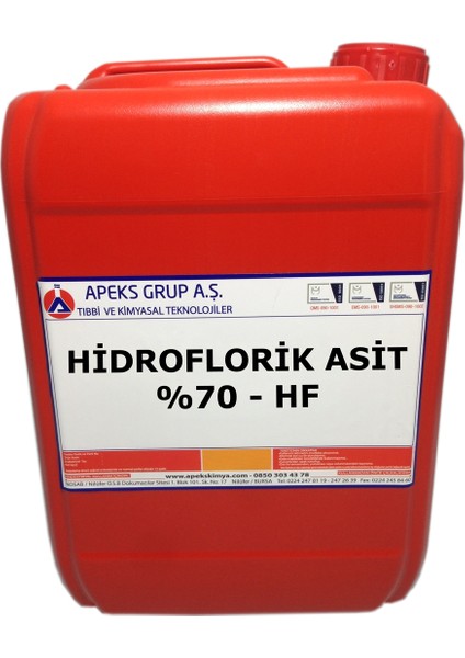Hidroflorik Asit %70 Hf 10 kg