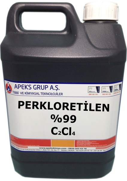 Perkloretilen %99 C2Cl4 5 kg