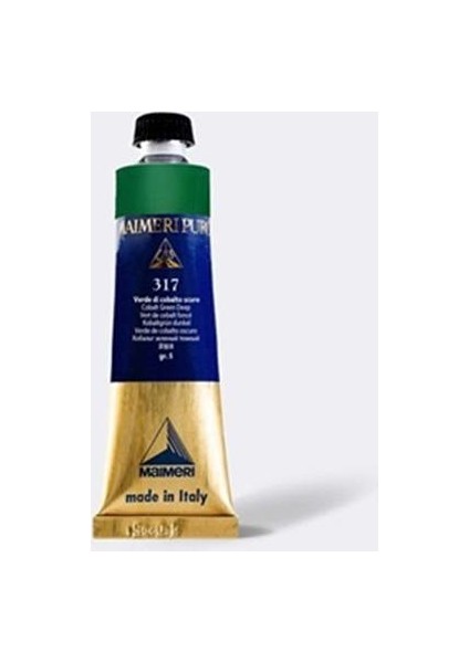 Puro Yağlı Boya 40 ml Seri 4 318 Cobalt Green Bluish