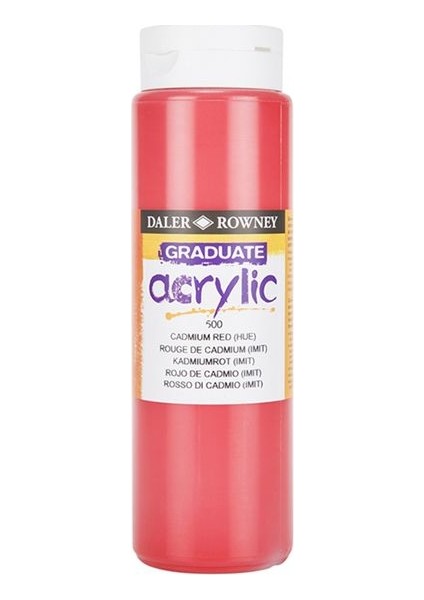Graduate Akrilik Boya 500 ml 500 Cadmium Red Hue