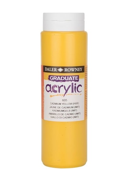 Graduate Akrilik Boya 500 ml 605 Cadmium Yellow Hue