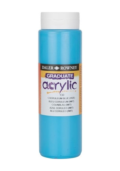Graduate Akrilik Boya 500 ml 130 Coeruleum Blue