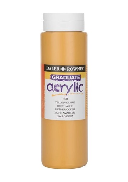 Graduate Akrilik Boya 500 ml 690 Yellow Ochre