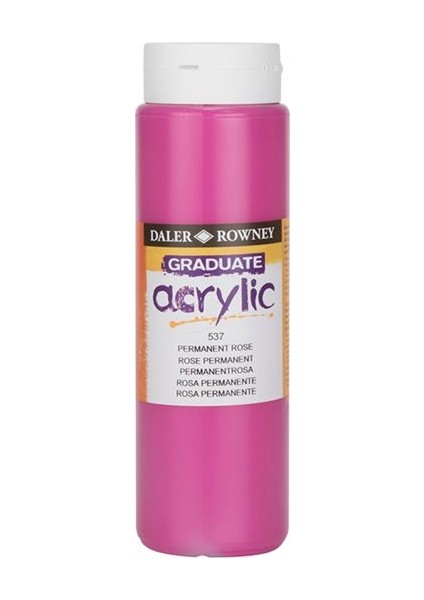 Graduate Akrilik Boya 500 ml 537 Permanent Rose