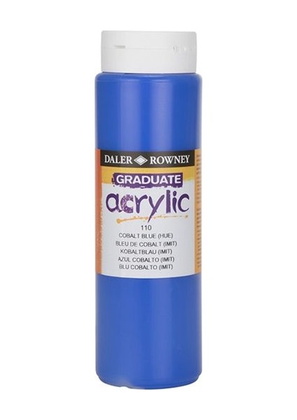Graduate Akrilik Boya 500 ml 110 Cobalt Blue Hue
