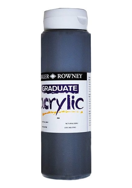 Graduate Akrilik Boya 500 ml 084 Neutral Grey