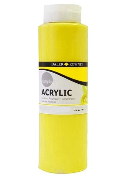 Simply Akrilik Boya 750 ml 651 Lemon Yellow