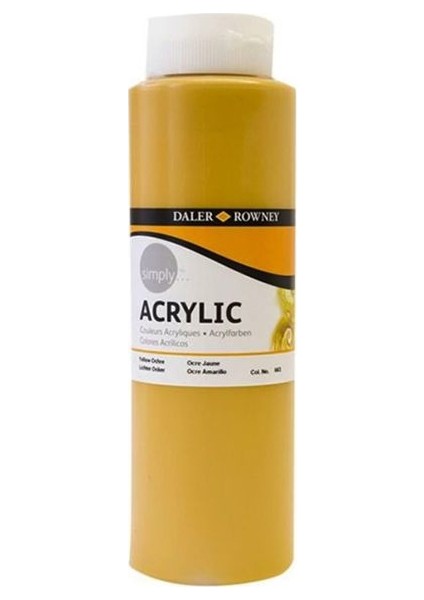 Simply Akrilik Boya 750 ml 663 Yellow Ochre