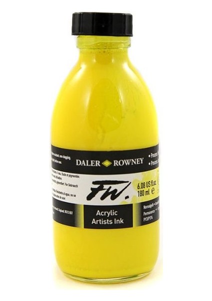 Fw Acrylic Artist Ink 180 ml Procces Yellow 675