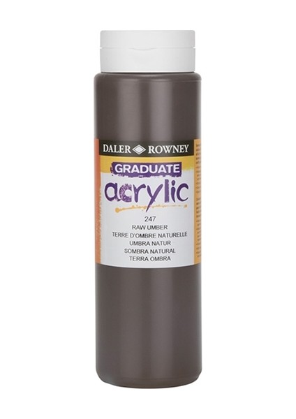 Graduate Akrilik Boya 500 ml 247 Raw Umber