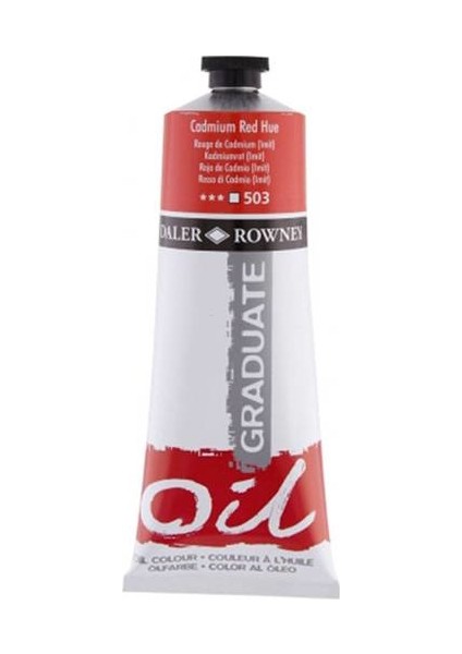 Graduate Yağlı Boya 200 ml 503 Cadmium Red Hue