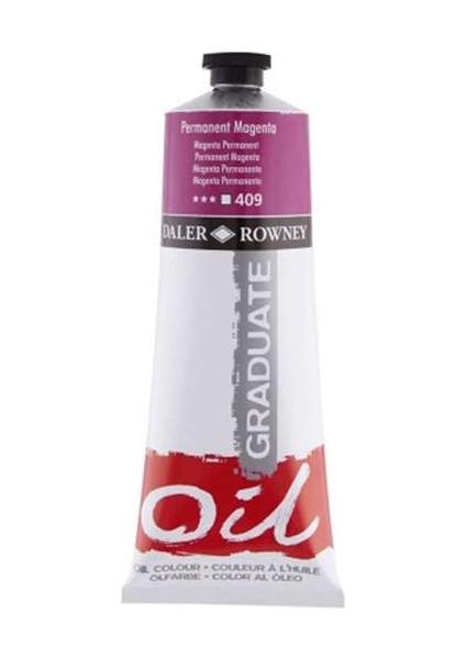Graduate Yağlı Boya 200 ml 409 Permanent Magenta