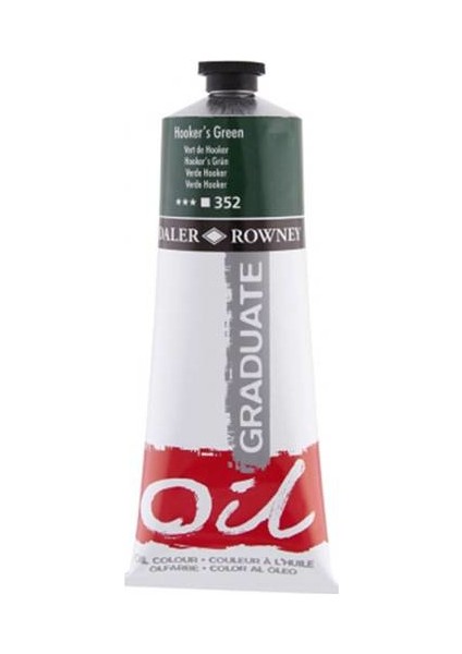 Daler Rowney Graduate Yağlı Boya 200 ml 352 Hookers Green