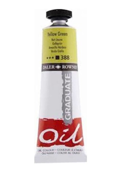 Graduate Yağlı Boya 200 ml 388 Yellow Green