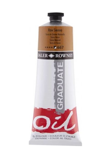 Graduate Yağlı Boya 200 ml 667 Raw Sienna