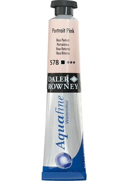 Daler Rowney Aquafine Tüp Sulu Boya 8 ml 578 Portrait Pink