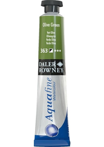 Daler Rowney Aquafine Tüp Sulu Boya 8 ml 363 Olive Green