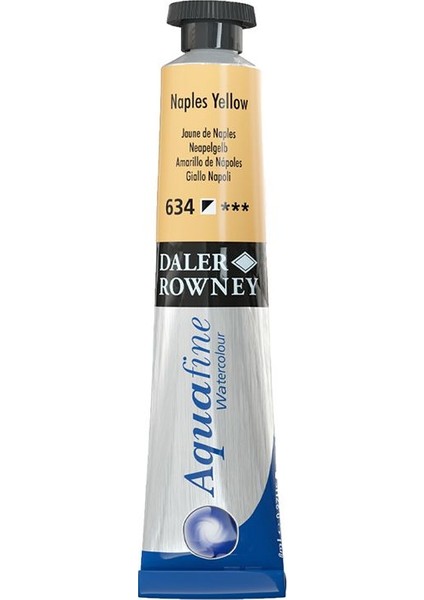 Daler Rowney Aquafine Tüp Sulu Boya 8 ml 634 Naples Yellow