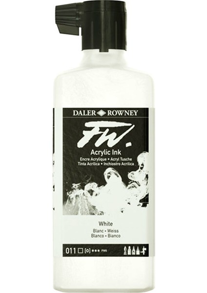 Fw Acrylic Artist Ink 180 ml 011 White