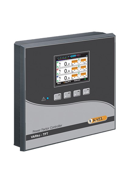 Varko-12-Tft Reaktif Güç Kontrol Rölesi Ekonomik - 12 Kademeli