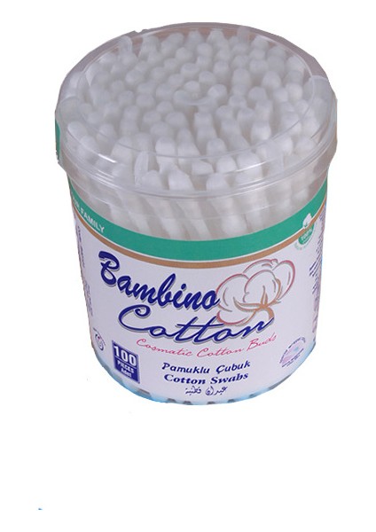 Kulak Temizleme Çubuğu Bambino Cotton B40100 100LÜ