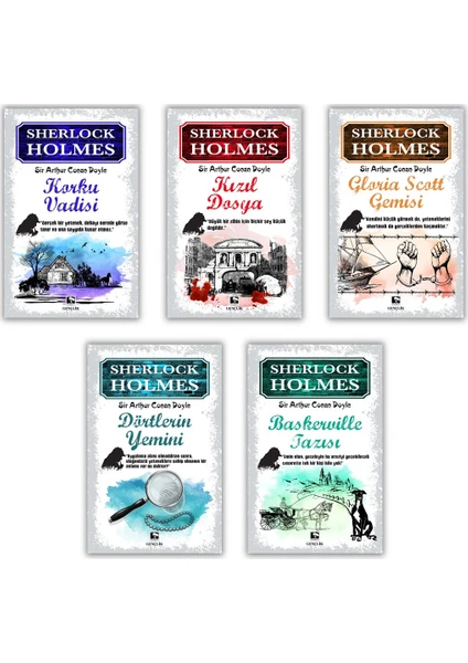 Sherlock Holmes Seti 5 Kitap - Sir Arthur Conan Doyle