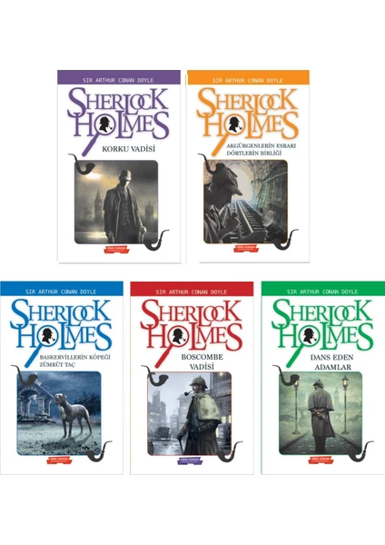 Sherlock Holmes Seti 5 Kitap - Sir Arthur Conan Doyle