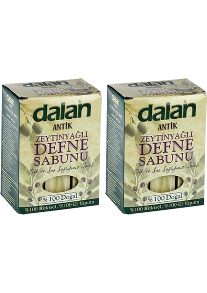 Antik Zeytinyağlı Defne Sabunu 900 gr 2 Adet