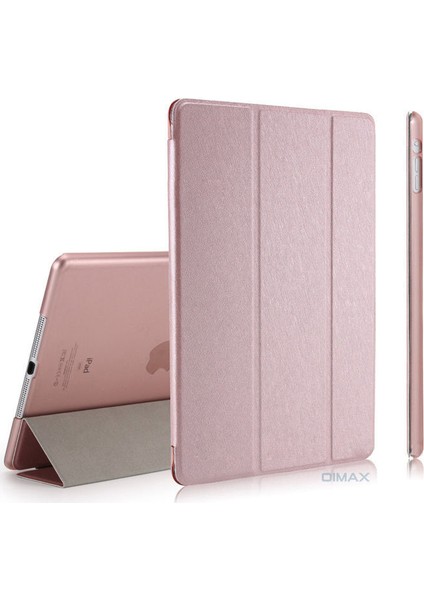 iPad 5. Nesil 9.7" A1822 A1823 Kılıf Renkli Standlı Uyku Modlu Smart Cover Bakır