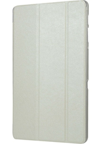 iPad 5. Nesil 9.7" A1822 A1823 Kılıf Renkli Standlı Uyku Modlu Smart Cover Gümüş