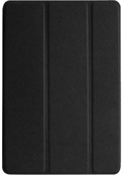iPad 6. Nesil 9.7" A1893 A1954 Kılıf Renkli Standlı Uyku Modlu Smart Cover Siyah