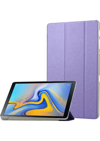 Samsung Tab S T700 T701 T702 T705 T707 8.4" Kılıf Renkli Standlı Uyku Modlu Mor