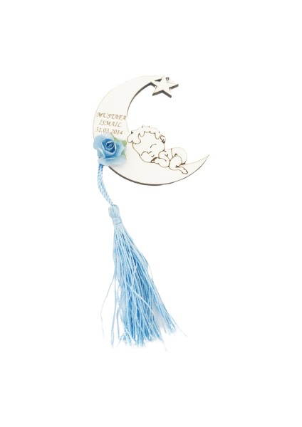 Ay Dede Bebek Magnet Mavi - 30 Adet
