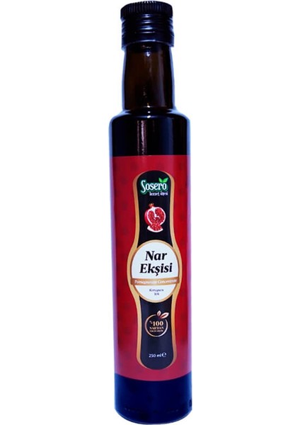 Nar Ekşisi Cam Şişe 250 ml