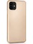 Apple iPhone 11 Kılıf Klasik Mat Renkli Yumuşak Premier Silikon Altın 1