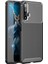 Huawei Nova 5T Kılıf Zore Negro Antişok Karbon Silikon Siyah 1
